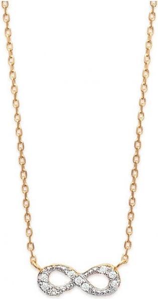 Image du produit Lara COLLIER Plaqué or - 40+2+3 - BICOLor - ZIRCONIA - INFINI