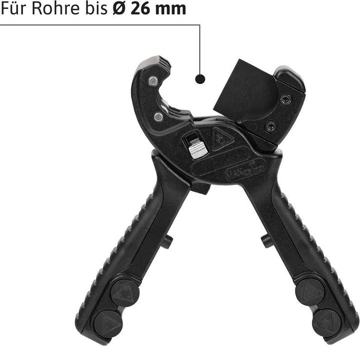 Actual product image Sanpro Pipe cutter "SPEEDCUT" 26 mm for composite pipe + corrugated pipe/corrugated protective pipe