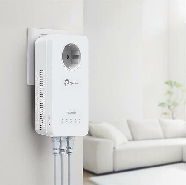 Produktbild TP-Link Powerline TL-WPA1300P KitDE (1300 Mbit/s)