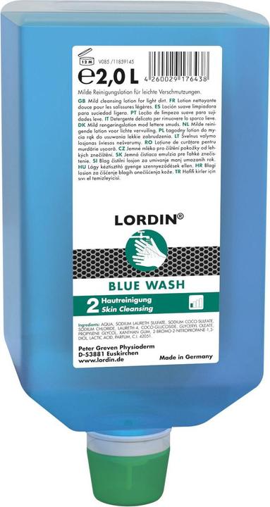 Lordin Hautreinigungslotion ® BlueWash 2L (Seifenlotion, 2000 ml)