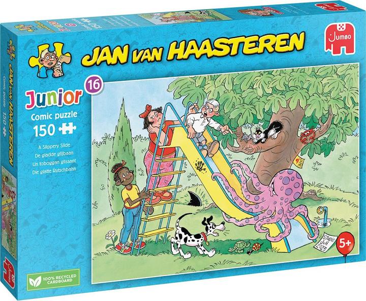 Image du produit Jan van Haasteren Junior - Le toboggan glissant, 150 pièces. (150 pièces)