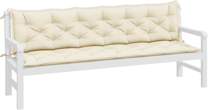 Produktbild VidaXL Gartenbank-Auflagen 2 Stk. O x ford-Gewebe (200 x 50 x 7 cm)