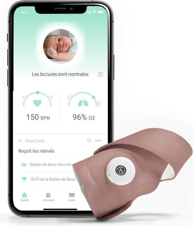 Produktbild Owlet Smart Sock 3 (Babyphone Audio, 30 m)