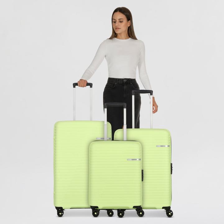 Produktbild American Tourister Liftoff 4 Rollen Kofferset 3-teilig mit Dehnfalte (208 l, XL (ab 115l))