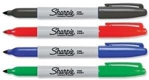 Actual product image Sharpie Permanent brand (Multicoloured, 0.90 mm, 4 x)