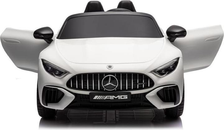 Image du produit Es-toys Voiture enfant - blanc - Voiture électrique Mercedes SL63 AMG - avec licence - MP3 + siège en cuir (12 V)