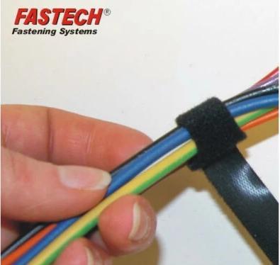 Actual product image Fastech ETK-1-2 Strap, black, 13x200mm (Plastic cable ties, 200 mm, 10 pcs.)