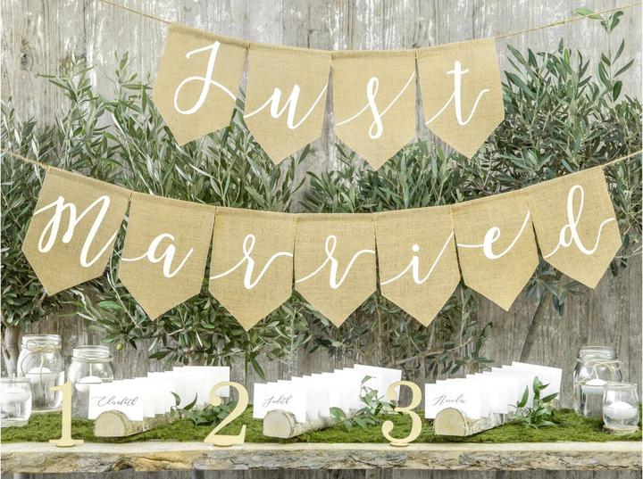 Actual product image Partydeco Just Married
