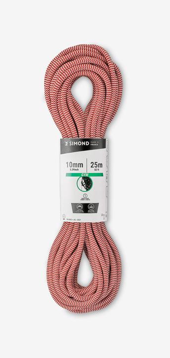 Image du produit Simond Corde d'escalade - Klimb Gym 10 mm × 25 m rouge (25 m)