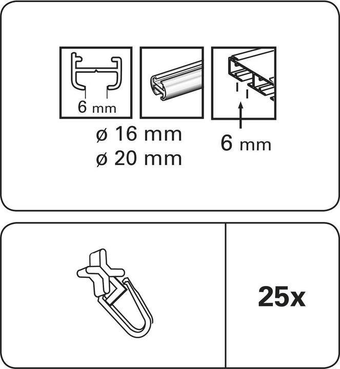 Actual product image Gardinia X-articulated gliders