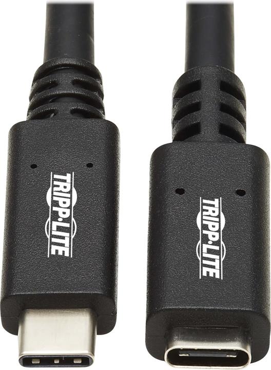 Produktbild Eaton TRIPPLITE USB-C Extension Cable M/F - USB 3.2 Gen 1 5 Gbps Thunderbolt 3 Compatible Black 6ft. (1.83 m, USB 3.2 Gen 1, 60 W)