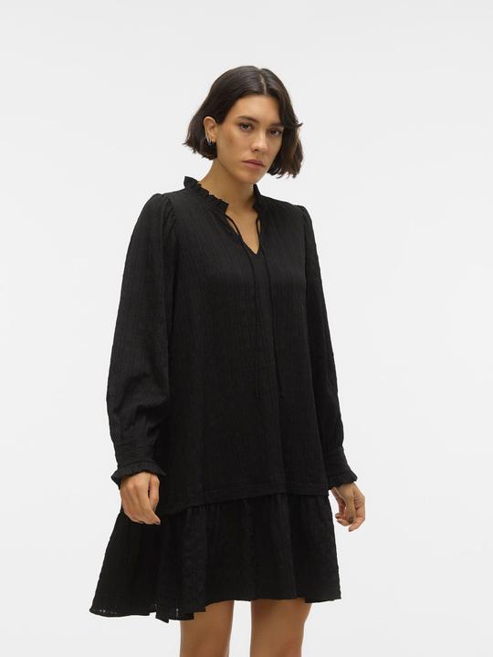 Produktbild Vero Moda Normal geschnitten Hoch geschlossen Ärmelbündchen mit Knopf Kurzes Kleid Kleid (XS)