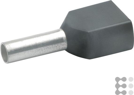 Klauke 87212 Isolierte Zwillingsaderendhülsen, 2 x 1