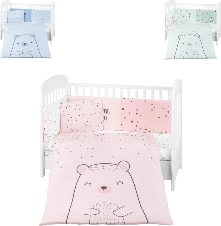 Actual product image Kikkaboo Bedding bear 6 pcs 135 x 95
