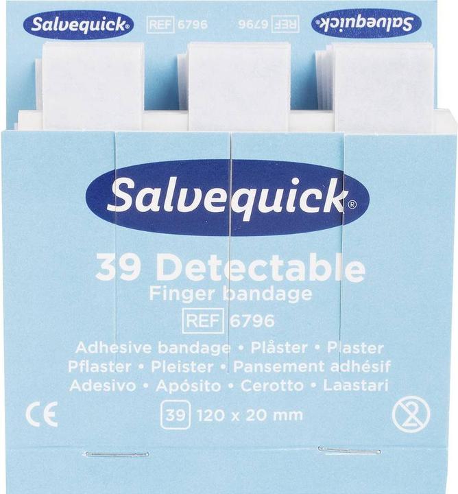 Actual product image Salvequick Refill Plaster Strips waterproof (First aid set accessories)
