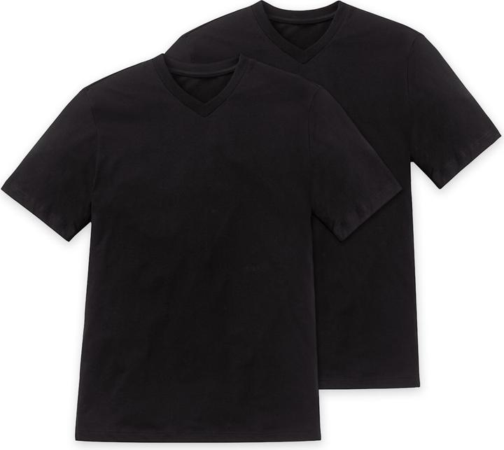 Immagine prodotto Schiesser Confezione da 2 camicie American da uomo con scollo a V, 100% cotone (S)