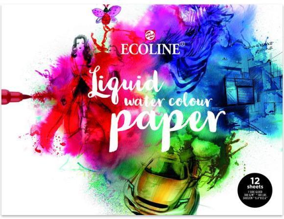 Actual product image Talens Paper Ecoline Mix (24 x 32 cm, Special ruling, Soft cover)