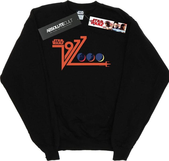 Star Wars Retro 1977 Death Star Sweatshirt (L)