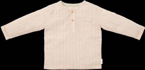 Little Dutch Leinen Shirt langärmlig Sand Stripes - 74 (74)
