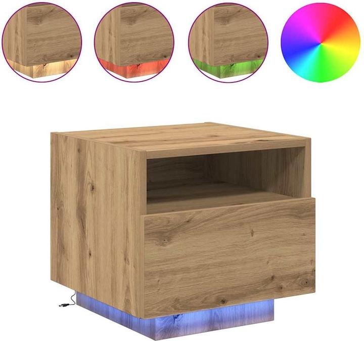 Actual product image VidaXL Bedside table (39 x 37 cm)