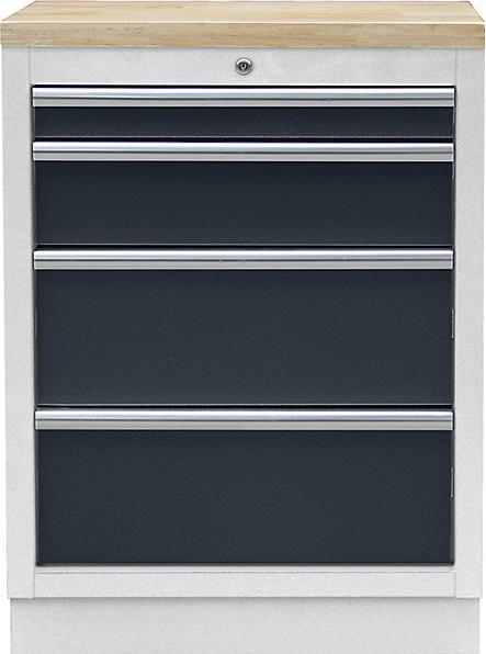 Image du produit kaiserkraft Meuble bas à tiroirs (68 cm, 91 cm)