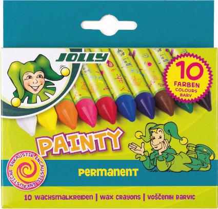 Produktbild Jolly Malkreide PAINTY, 10er Kartonetui (Bunt, 10 x)
