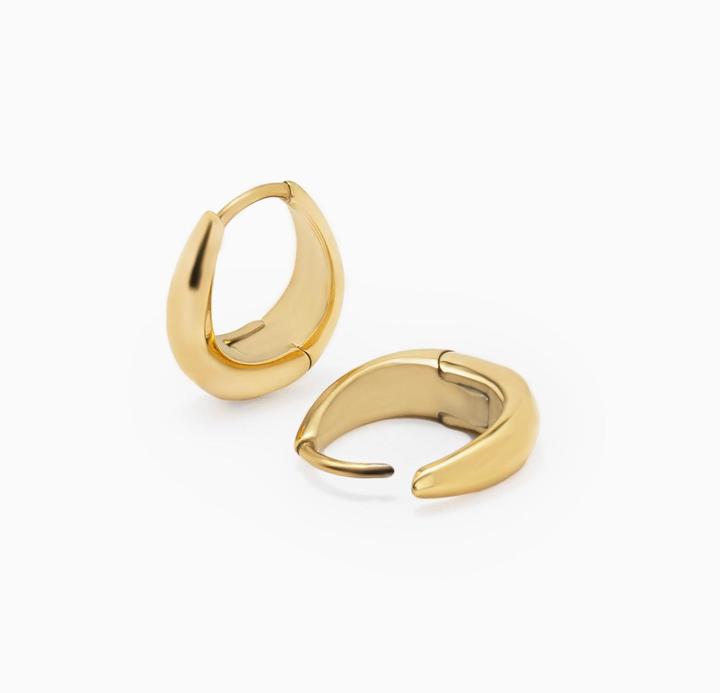 Actual product image Sensora Jewelry Lisbon Hoops earrings (Stainless steel)