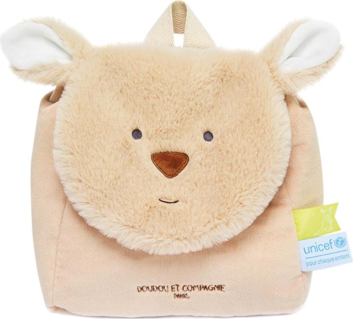 Actual product image Doudou et Compagnie Unicef Kids Backpack Kangaroo (MQ2) ** (25 cm)