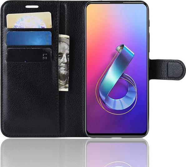 Actual product image MU Classic Litchi Leather Bookcover Series (Asus Zenfone 6)