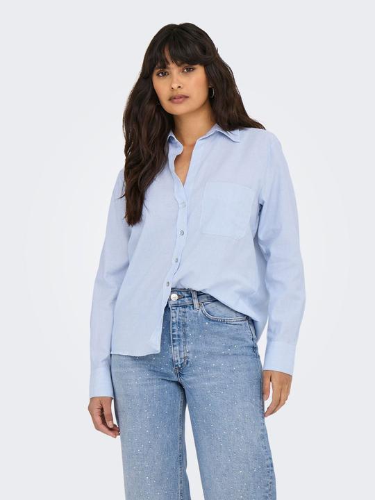 Actual product image Only Pgalina Life L/S Stripe Shirt Wvn (L)