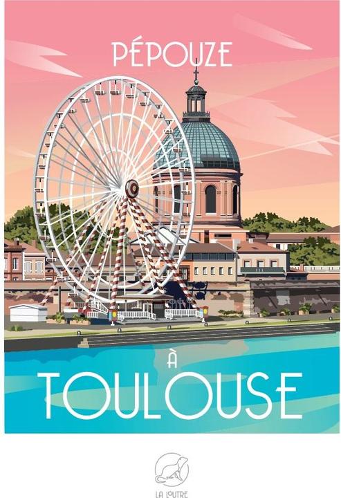 Actual product image La Loutre Puzzle 1000 pieces Pépouze à TOULOUSE (1000 pieces)