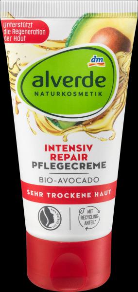 Actual product image dm alverde Intensiv Repair (50 ml, Day cream, Up to SPF 10)