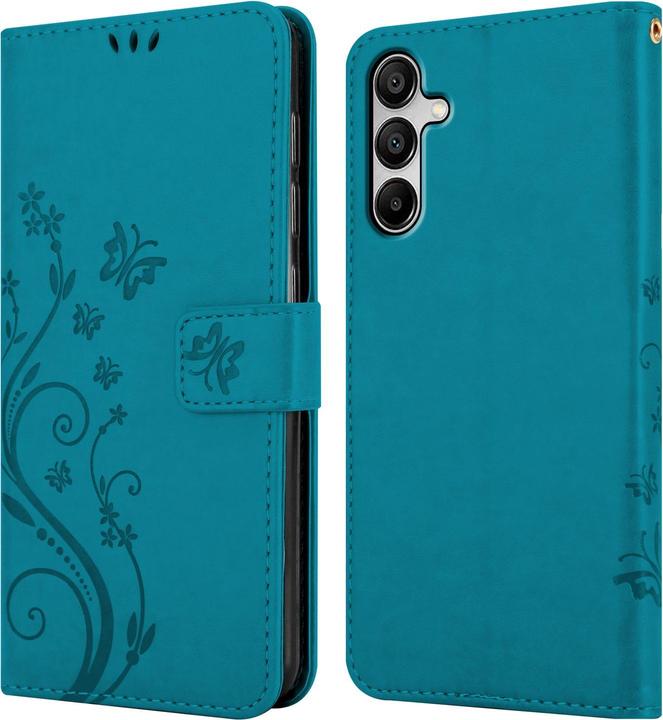 Actual product image Cadorabo Case for Samsung Galaxy A16 Flower Book (Samsung Galaxy A16)