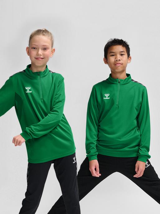 Actual product image hummel Hmlauthentic Half Zip Sweat Kids (128)