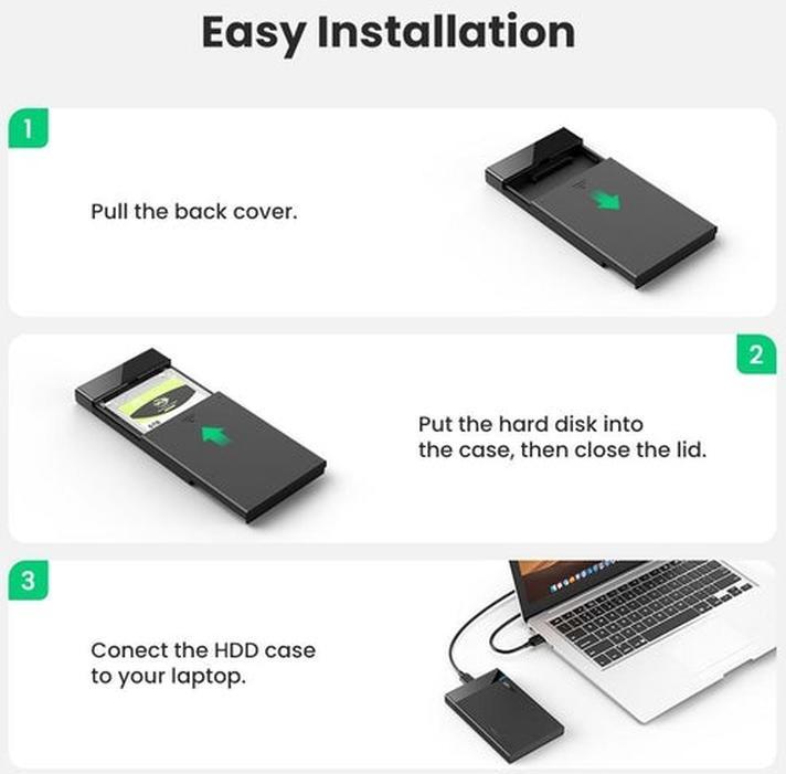 Produktbild Ugreen Hard Drive Gehäuse (2.5")