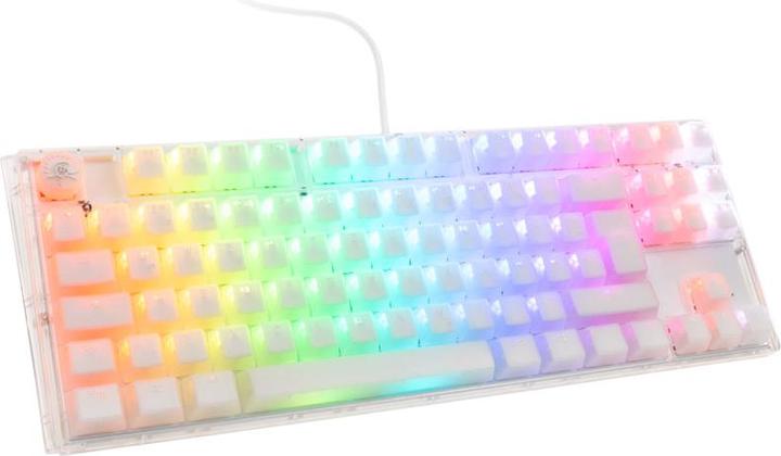 Image du produit Ducky One 3 Aura White TKL Clavier de jeu, RGB LED - MX-Red (DE, Filaire)