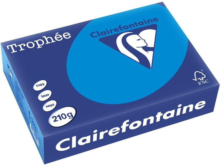 Produktbild Clairalfa Multifunktionspapier Troph‚e, A4, karibikblau (210 g/m², 250 x, A4)