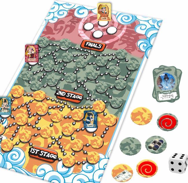 Productafbeelding ASS Altenburg Naruto - Chunin Exam Sprint, voor 2-4 spelers, vanaf 8 jaar (DE editie) (Duits)