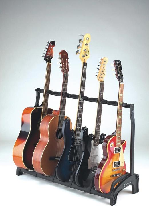 Immagine prodotto K&M Supporto per chitarra 5-fold 17515 (Spigola, Chitarra, Chitarra elettrica)