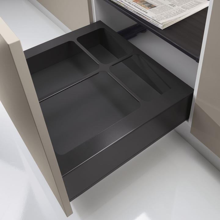 Produktbild Ninka eins2vier Abdeckrahmen KB 600 mm Stahl dunkelgrau