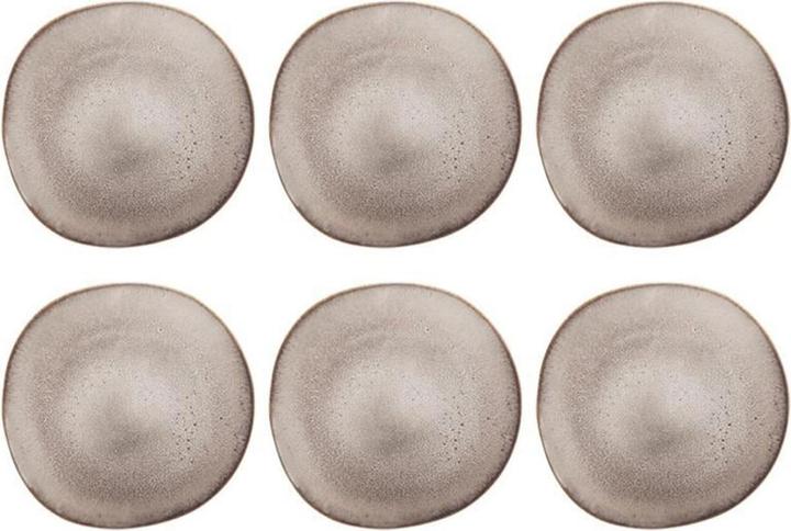 Image du produit Villeroy & Boch Assiette plate Lave 6 pièces, Beige (6 x, 28 cm)