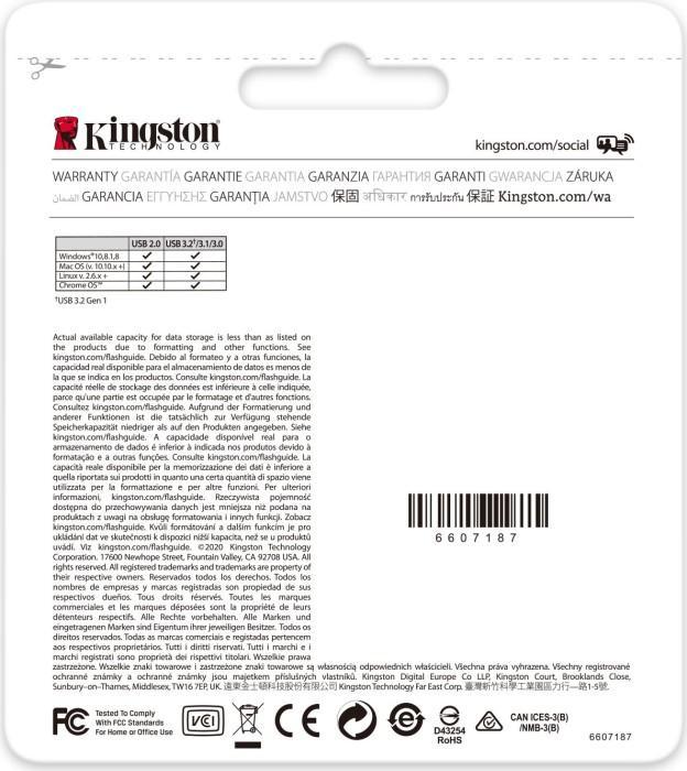 Immagine prodotto Kingston DataTraveler Kyson (256 GB, USB-A)