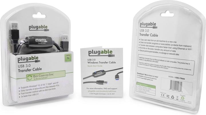 Produktbild Plugable USB 3.0 Transfer Cable (2 m)