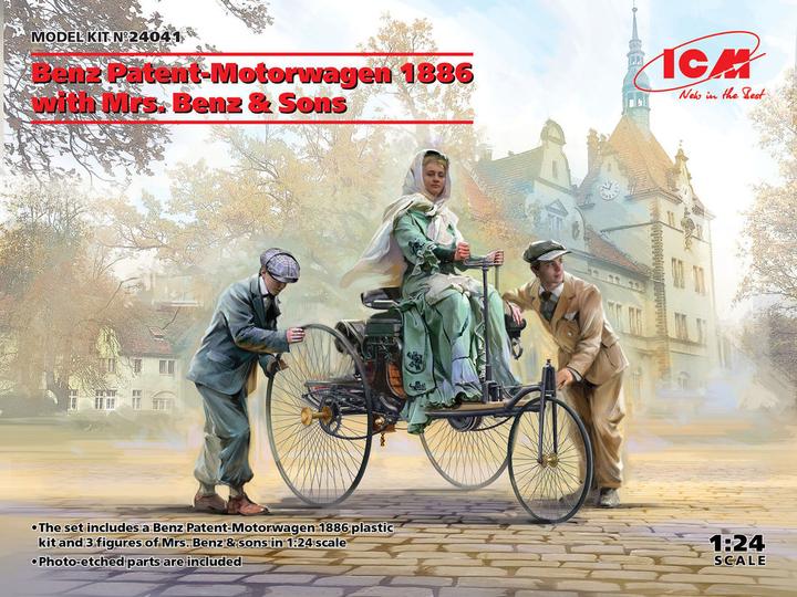 Produktbild ICM Benz Patent-Motorwagen 1886 with Mrs. Benz & Sons