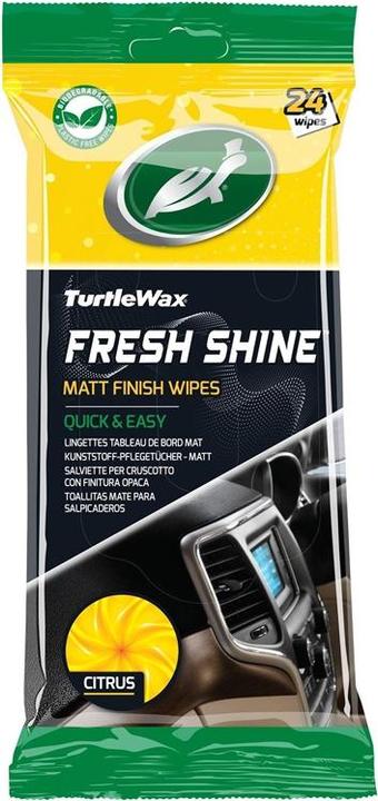 Turtle Wax Wipes Tw For Dashboard Matte 24pcs