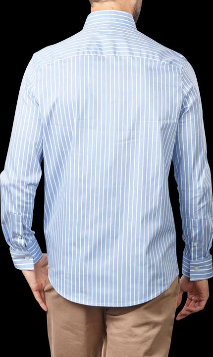 Immagine prodotto Drykorn Regular Fit Ramis Shirt Mid Stripes Blue (XL)