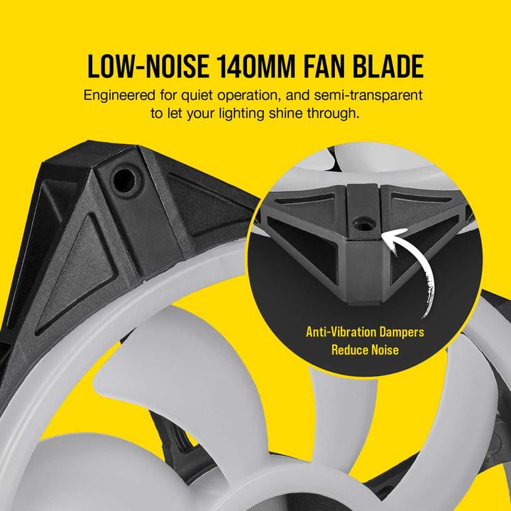 Image du produit Corsair iCUE QL140 RGB (140 mm, 2 x)