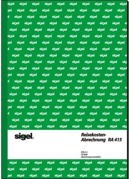 Actual product image Sigel Form book "Travel expense report", A4, 50 sheets (50 x)