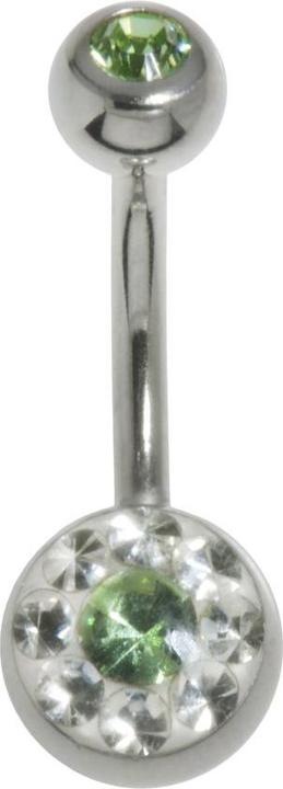 Bijouteria Bauchpiercing (Kristall, Chirurgenstahl 316L, Epoxiharz)