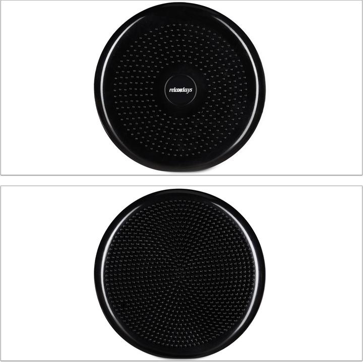 Image du produit Relaxdays Disque d'équilibre de 33 cm avec pompe à air